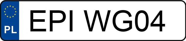 Numer rejestracyjny EPI WG04 posiada BMW 320 Coupe Diesel DPF MR`06 E4 E92 320 Coupe Diesel DPF MR`06 E4 E92 - EPIWG04