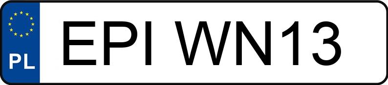 Numer rejestracyjny EPI WN13 posiada BMW 520 I - EPIWN13 Numer rejestracyjny EPI WN13 posiada BMW 520 I - EPIWN13