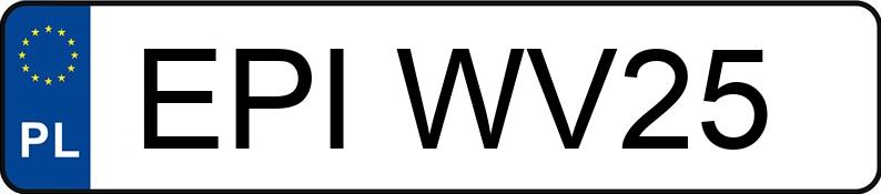 Numer rejestracyjny EPI WV25 posiada CITROEN Jumper 33 2.0 BlueHDi MR`14 E6 3.3t 33 L1H1 - EPIWV25