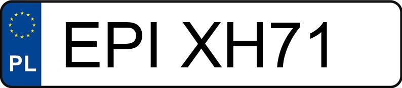 Numer rejestracyjny EPI XH71 posiada AUDI A3 2.0 TDi MR`06 E4 8P Ambiente - EPIXH71