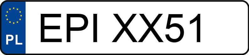 Numer rejestracyjny EPI XX51 posiada KIA Sorento 2.5 CRD MR`07 E4 Voyage Aut. - EPIXX51