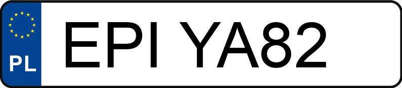 Numer rejestracyjny EPI YA82 posiada PEUGEOT 407 SW 2.0 HDI MR`04 E3 Intense 140 Aut. - EPIYA82