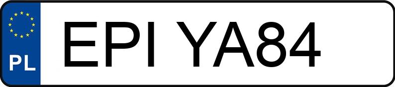Numer rejestracyjny EPI YA84 posiada VOLKSWAGEN LT 32 - EPIYA84
