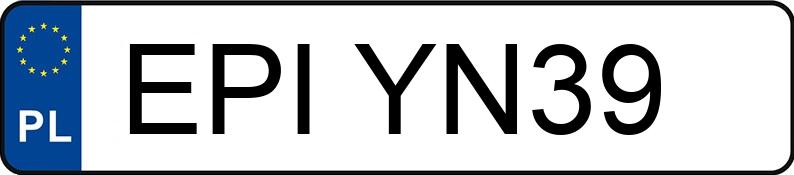 Numer rejestracyjny EPI YN39 posiada VOLKSWAGEN Tiguan NF 2.0 Diesel MR`16 E6 Tour SCR - EPIYN39