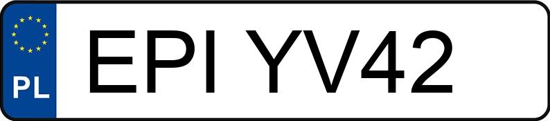 Numer rejestracyjny EPI YV42 posiada BMW 118 Diesel MR`04 E3 E87 118 Diesel MR`04 E3 E87 - EPIYV42