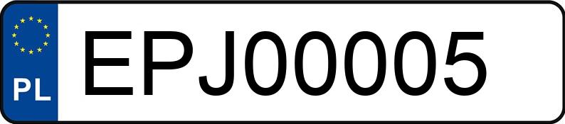 Numer rejestracyjny EPJ 00005 posiada OPEL Meriva II MR`14 E6 Cosmo (M6) - EPJ00005