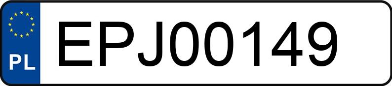 Numer rejestracyjny EPJ 00149 posiada FIAT Punto II 1.2 MR`03 E4 Komfort - EPJ00149 Numer rejestracyjny EPJ 00149 posiada FIAT Punto II 1.2 MR`03 E4 Komfort - EPJ00149