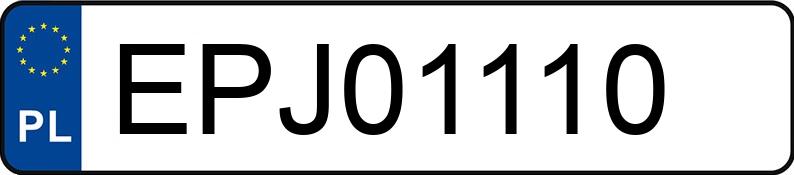 Numer rejestracyjny EPJ 01110 posiada MERCEDES-BENZ ML 350 BLUETEC 4MATIC - EPJ01110