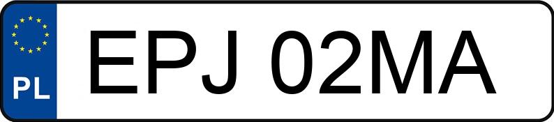 Numer rejestracyjny EPJ 02MA posiada BMW 520D - EPJ02MA