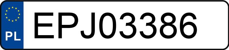 Numer rejestracyjny EPJ 03386 posiada VOLKSWAGEN Passat B5 1.9 TDI MR`96 E2 Highline - EPJ03386