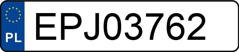 Numer rejestracyjny EPJ 03762 posiada BMW 330 Diesel Kat. MR`01 E3 E46 330 Diesel Kat. MR`01 E3 E46 - EPJ03762