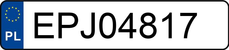 Numer rejestracyjny EPJ 04817 posiada BMW 120 Diesel MR`11 E5 F20/F21 Steptronic - EPJ04817