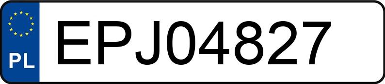 Numer rejestracyjny EPJ 04827 posiada BMW 525 Touring Diesel DPF MR`10 E5 F11 - EPJ04827