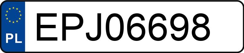 Numer rejestracyjny EPJ 06698 posiada PEUGEOT 308 1.6 - EPJ06698