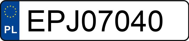 Numer rejestracyjny EPJ 07040 posiada BMW 528I - EPJ07040 Numer rejestracyjny EPJ 07040 posiada BMW 528I - EPJ07040