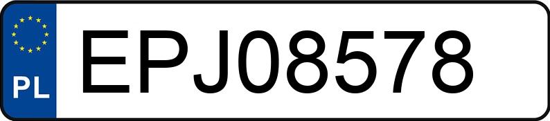 Numer rejestracyjny EPJ 08578 posiada RENAULT CLIO - EPJ08578