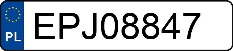 Numer rejestracyjny EPJ 08847 posiada OPEL VECTRA-C - EPJ08847