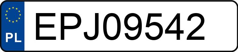 Numer rejestracyjny EPJ 09542 posiada CITROEN C5 - EPJ09542