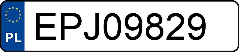 Numer rejestracyjny EPJ 09829 posiada NISSAN Qashqai 1.6 MR`10 E5 Visia S&S - EPJ09829