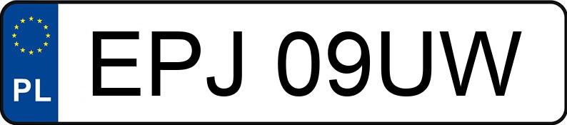 Il numero di registrazione EPJ 09UW ha SKODA Fabia 1.4 TDI MR`05 E4 Tour de France - EPJ09UW