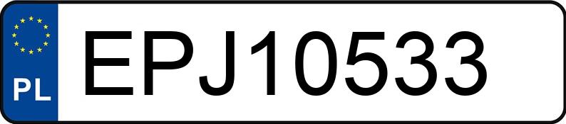Numer rejestracyjny EPJ 10533 posiada VOLKSWAGEN GOLF - EPJ10533 Numer rejestracyjny EPJ 10533 posiada VOLKSWAGEN GOLF - EPJ10533