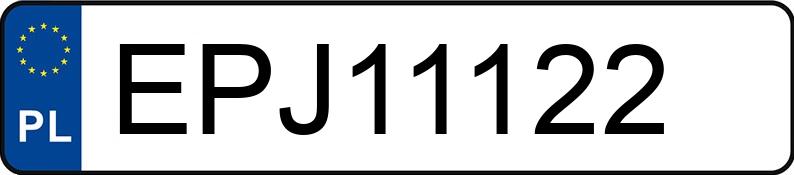 Numer rejestracyjny EPJ 11122 posiada MERCEDES-BENZ GLE 450 MR`18 E6d V167 4Matic - EPJ11122