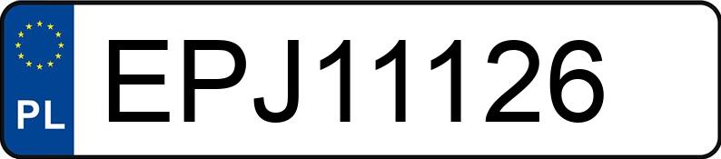Numer rejestracyjny EPJ 11126 posiada FSM-BIELSKO BIAŁA 126P 650 - EPJ11126