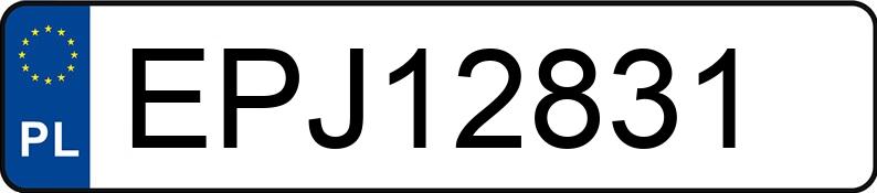 Numer rejestracyjny EPJ 12831 posiada AUDI A3 - EPJ12831 Numer rejestracyjny EPJ 12831 posiada AUDI A3 - EPJ12831