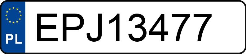 Numer rejestracyjny EPJ 13477 posiada HYUNDAI TUCSON - EPJ13477