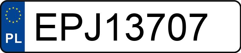 Numer rejestracyjny EPJ 13707 posiada MERCEDES-BENZ GLC 220 d MR`15 E6 X253 4Matic - EPJ13707