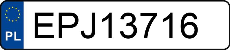Numer rejestracyjny EPJ 13716 posiada HONDA ACCORD 2.0 KAT - EPJ13716 Numer rejestracyjny EPJ 13716 posiada HONDA ACCORD 2.0 KAT - EPJ13716