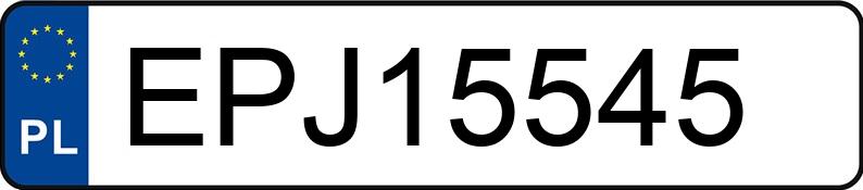 Numer rejestracyjny EPJ 15545 posiada KIA PICANTO - EPJ15545