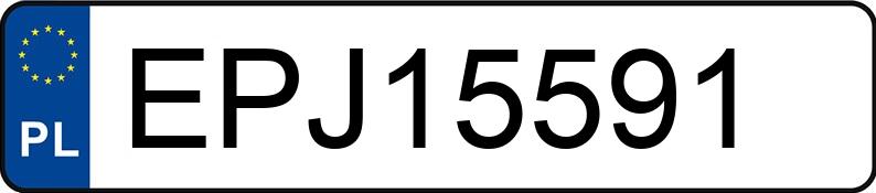 Numer rejestracyjny EPJ 15591 posiada SKODA OCTAVIA - EPJ15591