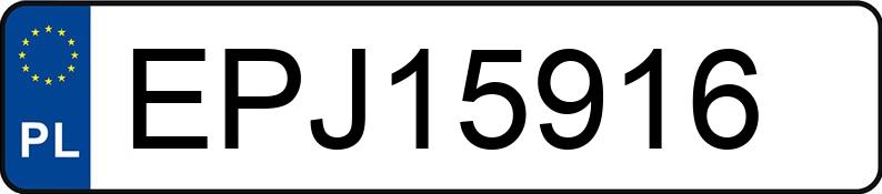 Numer rejestracyjny EPJ 15916 posiada BMW 520i Kat. MR`03 E3 E60 520i Kat. MR`03 E3 E60 - EPJ15916
