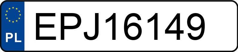 Numer rejestracyjny EPJ 16149 posiada SKODA SUPERB - EPJ16149