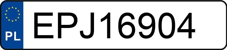 Numer rejestracyjny EPJ 16904 posiada BMW 320 - EPJ16904