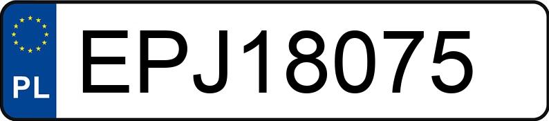 Il numero di registrazione EPJ 18075 ha MERCEDES-BENZ C 270 CDI MR`00 E3 203 Classic - EPJ18075