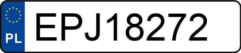 Numer rejestracyjny EPJ 18272 posiada BMW 323 - EPJ18272