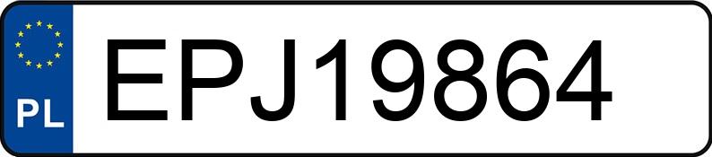 Numer rejestracyjny EPJ 19864 posiada VOLKSWAGEN Golf VI 2.0 TSI MR`08 E5 GTI - EPJ19864