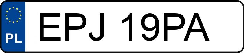 Numer rejestracyjny EPJ 19PA posiada FORD MONDEO - EPJ19PA