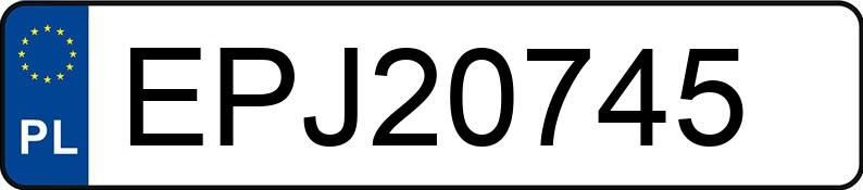 Il numero di registrazione EPJ 20745 ha BMW 535 Touring Diesel DPF MR`10 E5 F11 Steptronic - EPJ20745