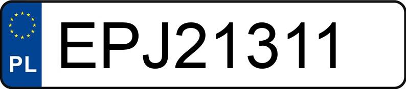 Numer rejestracyjny EPJ 21311 posiada TOYOTA RAV 4 2.2 D-4D MR`06 E4 X 4x4 - EPJ21311