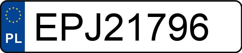 Numer rejestracyjny EPJ 21796 posiada BMW 318i MR`04 E4 E90 318i MR`04 E4 E90 - EPJ21796