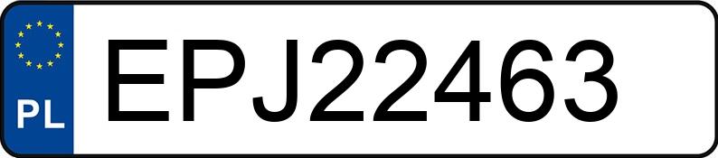 Numer rejestracyjny EPJ 22463 posiada SEAT TOLEDO - EPJ22463
