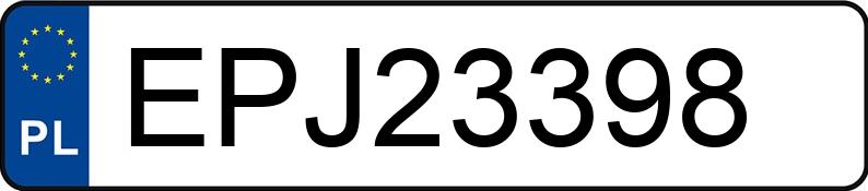 Numer rejestracyjny EPJ 23398 posiada BMW M 5 4.4 MR`10 E6 F10 Aut. - EPJ23398