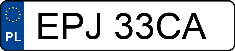 Numer rejestracyjny EPJ 33CA posiada FSO Polonez Truck MR`93 2.3t 1.6 GLI ST - EPJ33CA