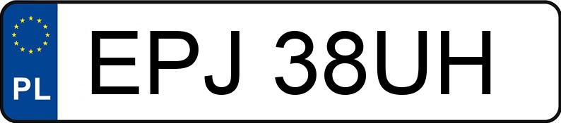 Numer rejestracyjny EPJ 38UH posiada AUDI A4 Quattro 2.8 Kat. MR`99 B5 A4 Quattro 2.8 Kat. MR`99 B5 - EPJ38UH