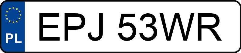 Numer rejestracyjny EPJ 53WR posiada VOLVO V50 2.0D - EPJ53WR