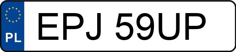 Numer rejestracyjny EPJ 59UP posiada VOLKSWAGEN POLO - EPJ59UP