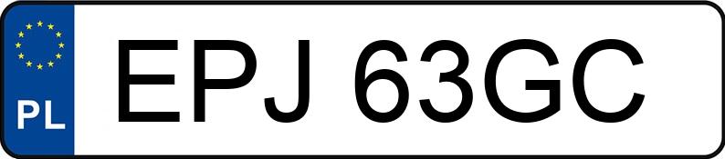 Numer rejestracyjny EPJ 63GC posiada OPEL Vectra B 2.0 DTI Kat. MR`95 Vectra B 2.0 DTI Kat. MR`95 - EPJ63GC